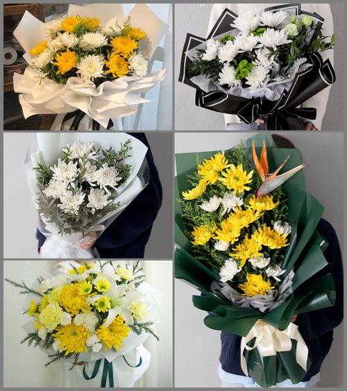贵州黔南州惠水县好花红镇弄苑村白事花束代送